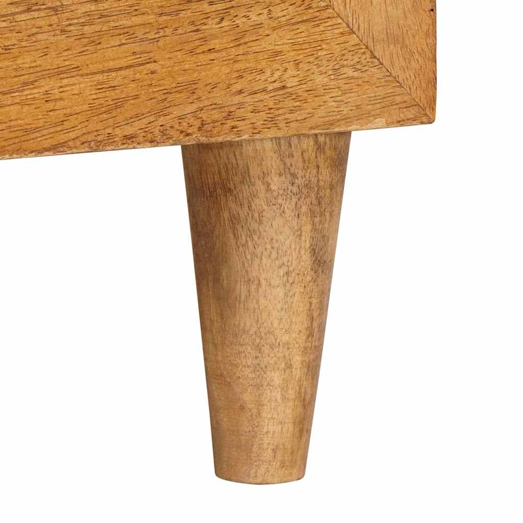 Cabinet TV Maro deschis 80 x 33 x 46 cm Lemn masiv de mango GartenMobel Dekor