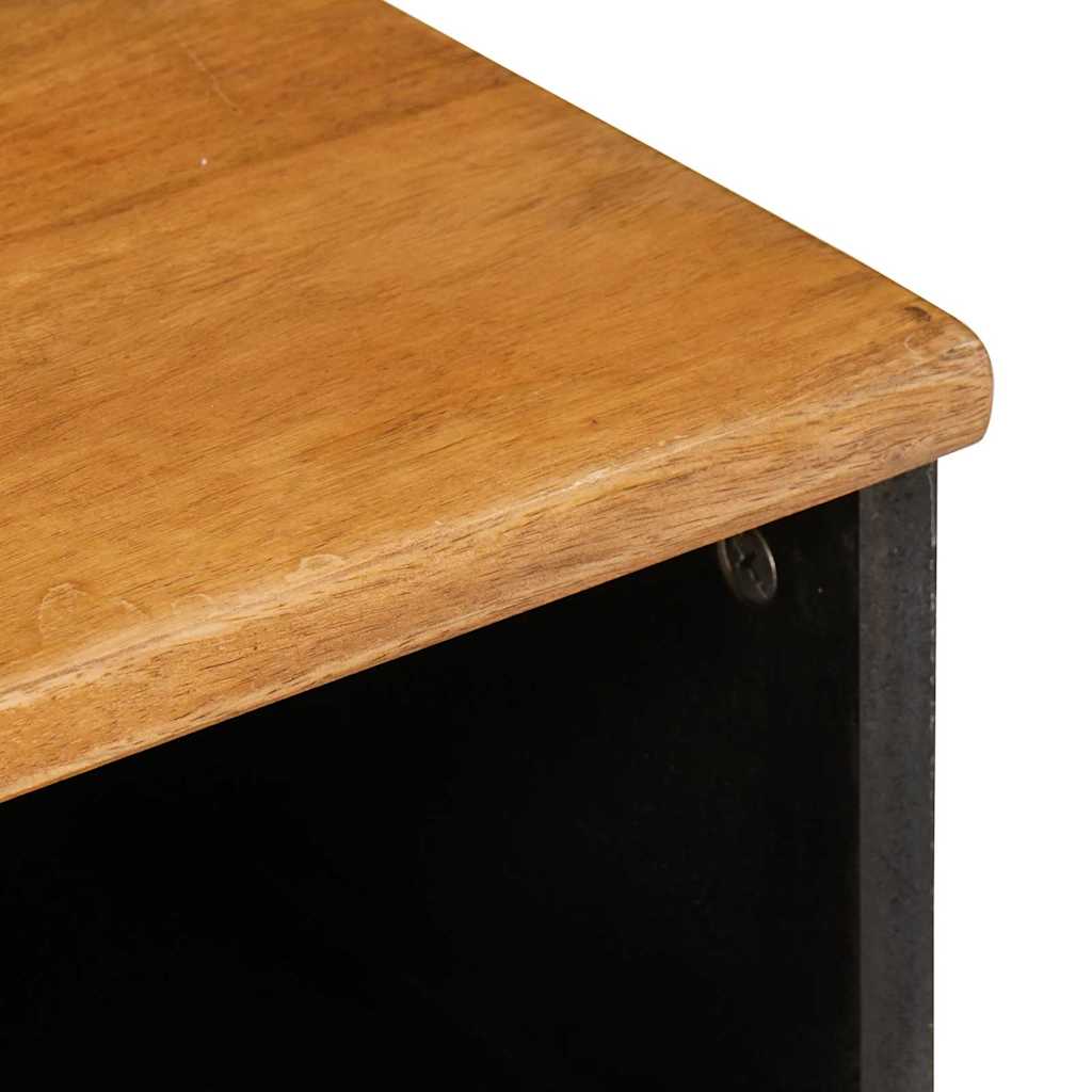 Cabinet TV Maro deschis 80 x 33 x 46 cm Lemn masiv de mango GartenMobel Dekor