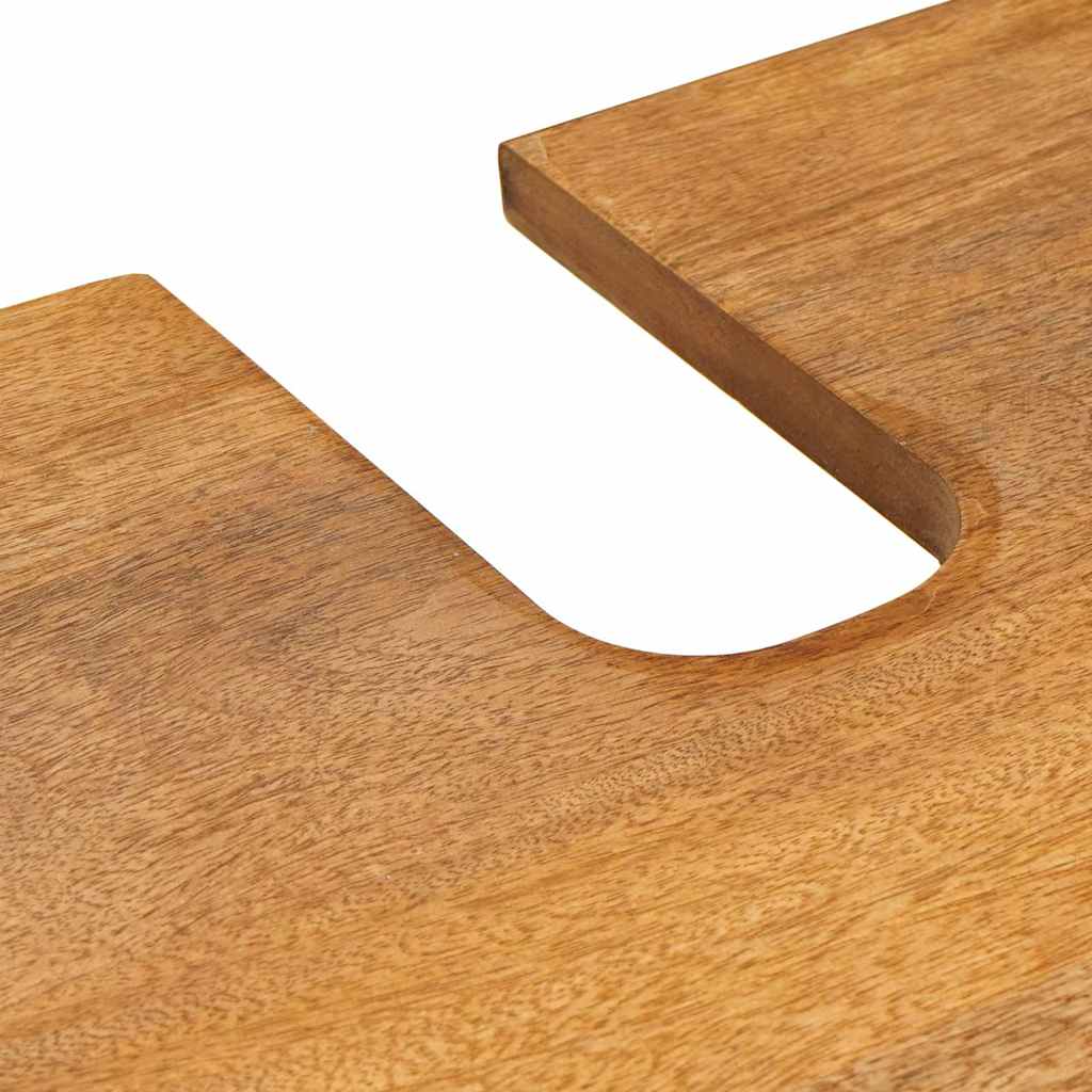 Dulap de Baie Maro deschis 62 x 33 x 58 cm Lemn solid de mango GartenMobel Dekor