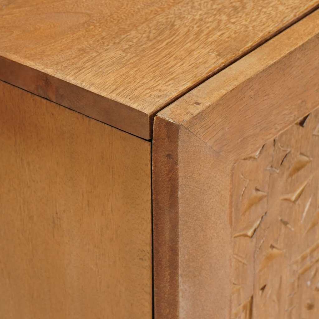 Dulap de Baie Maro deschis 62 x 33 x 58 cm Lemn solid de mango GartenMobel Dekor