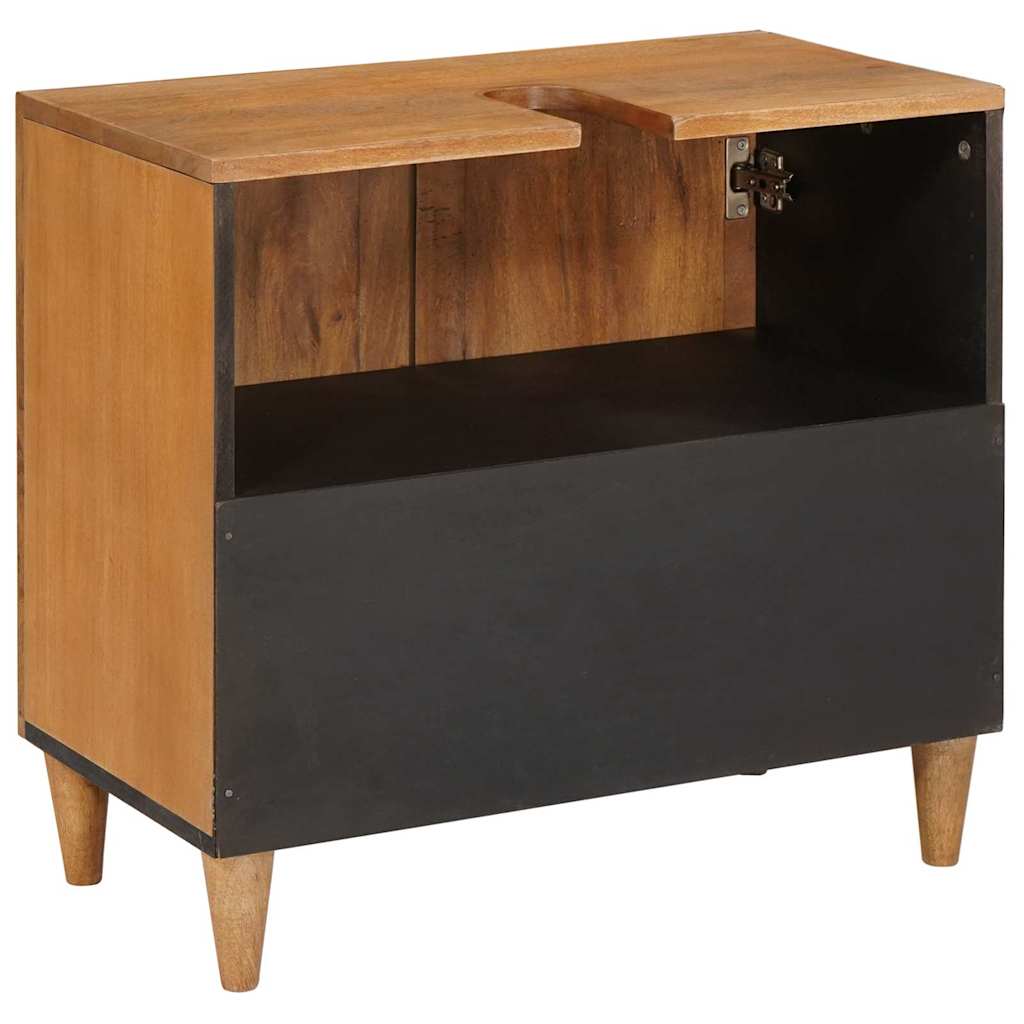 Dulap de Baie Maro deschis 62 x 33 x 58 cm Lemn solid de mango GartenMobel Dekor