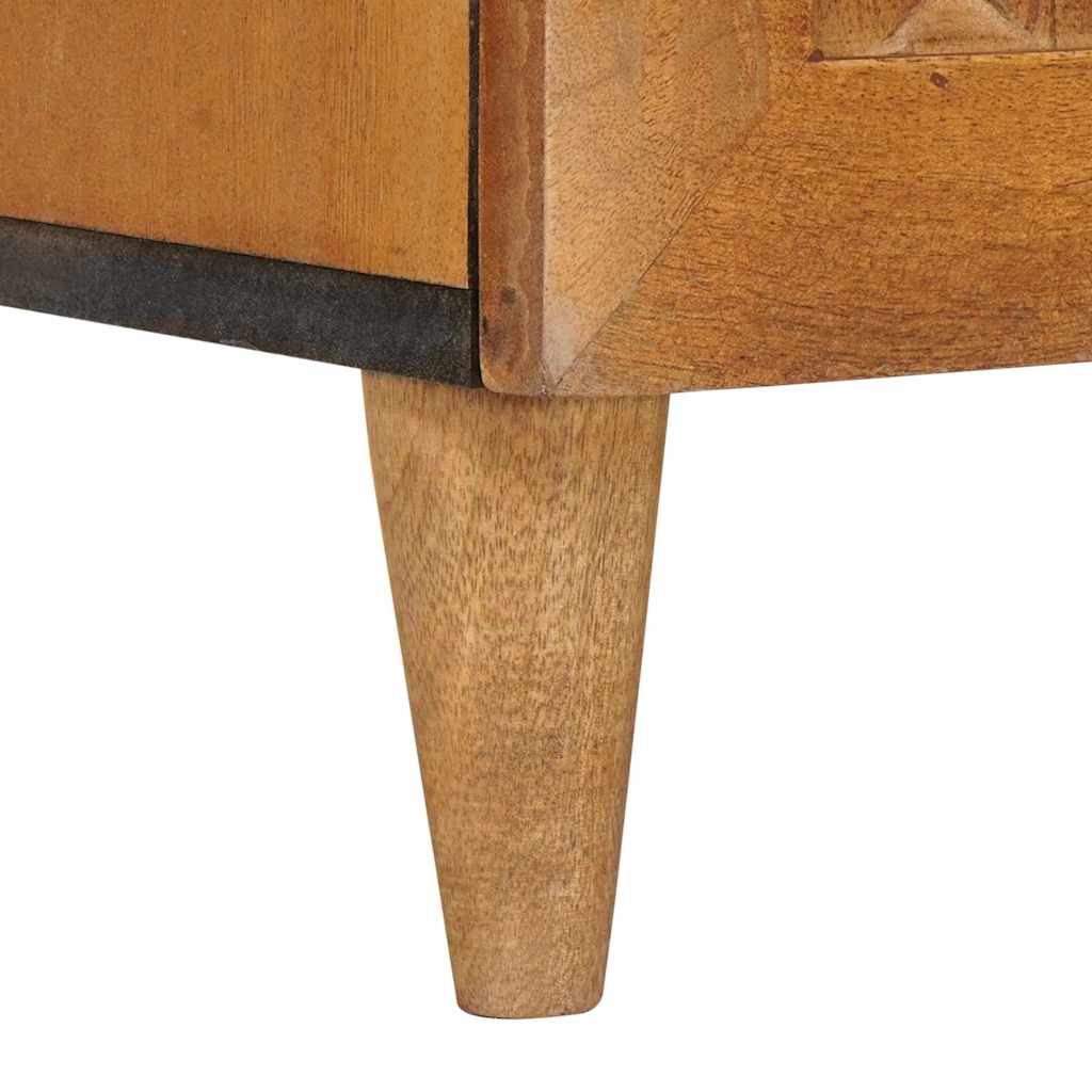 Dulap de Baie Maro deschis 62 x 33 x 58 cm Lemn solid de mango GartenMobel Dekor