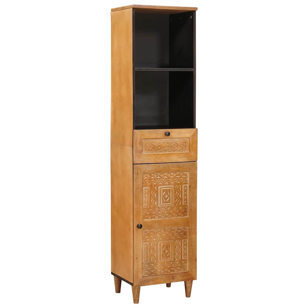 Dulap de Baie cu sertar cu ușă Maro deschis 38 x 33.5 x 160 cm GartenMobel Dekor