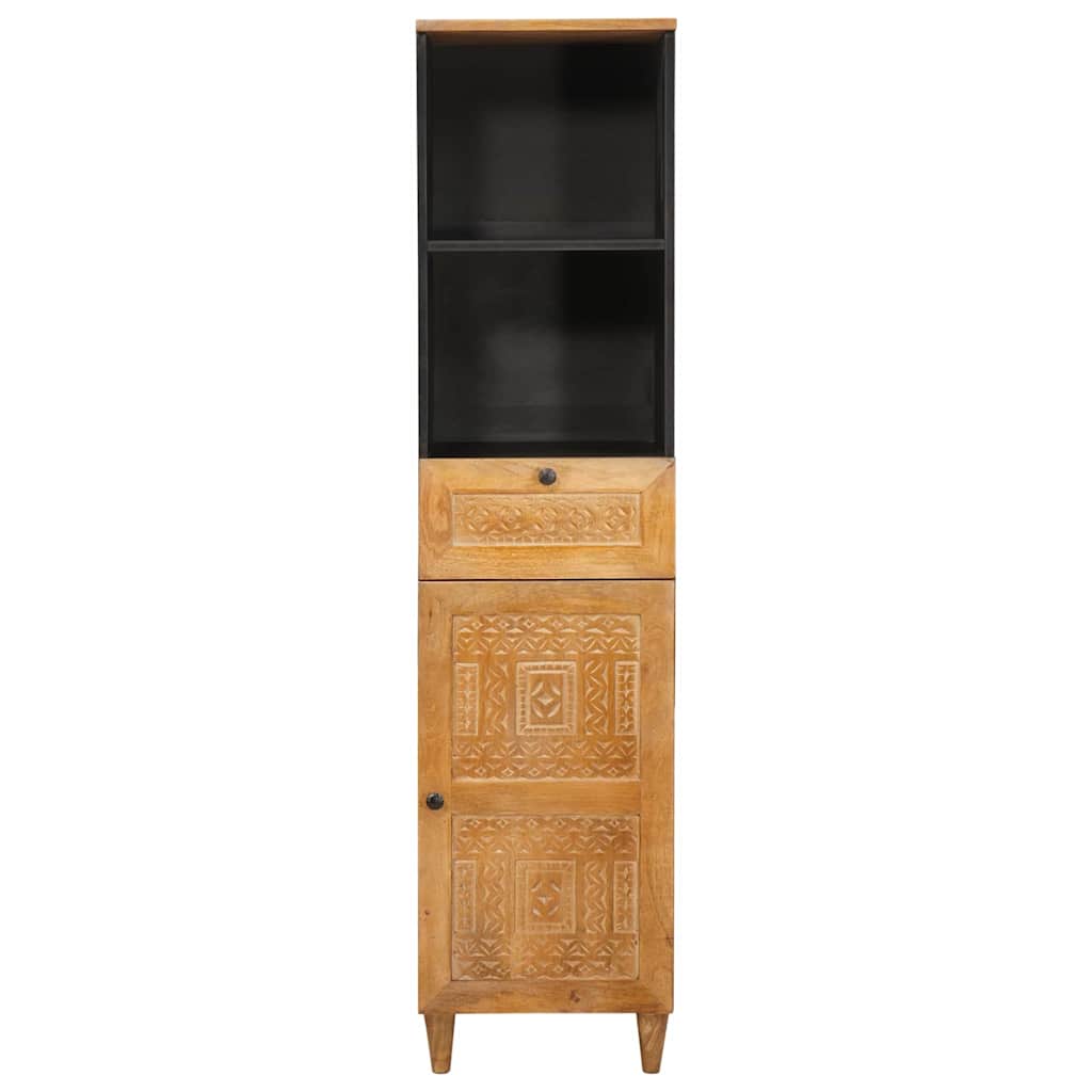 Dulap de Baie cu sertar cu ușă Maro deschis 38 x 33.5 x 160 cm GartenMobel Dekor