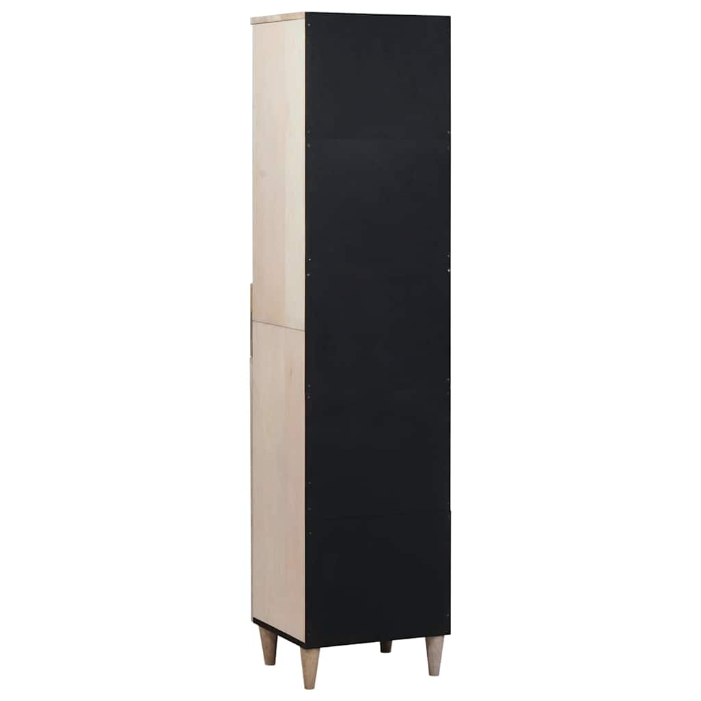 Dulap de Baie cu ușă Alb 38 x 33.5 x 160 cm Lemn solid de mango GartenMobel Dekor