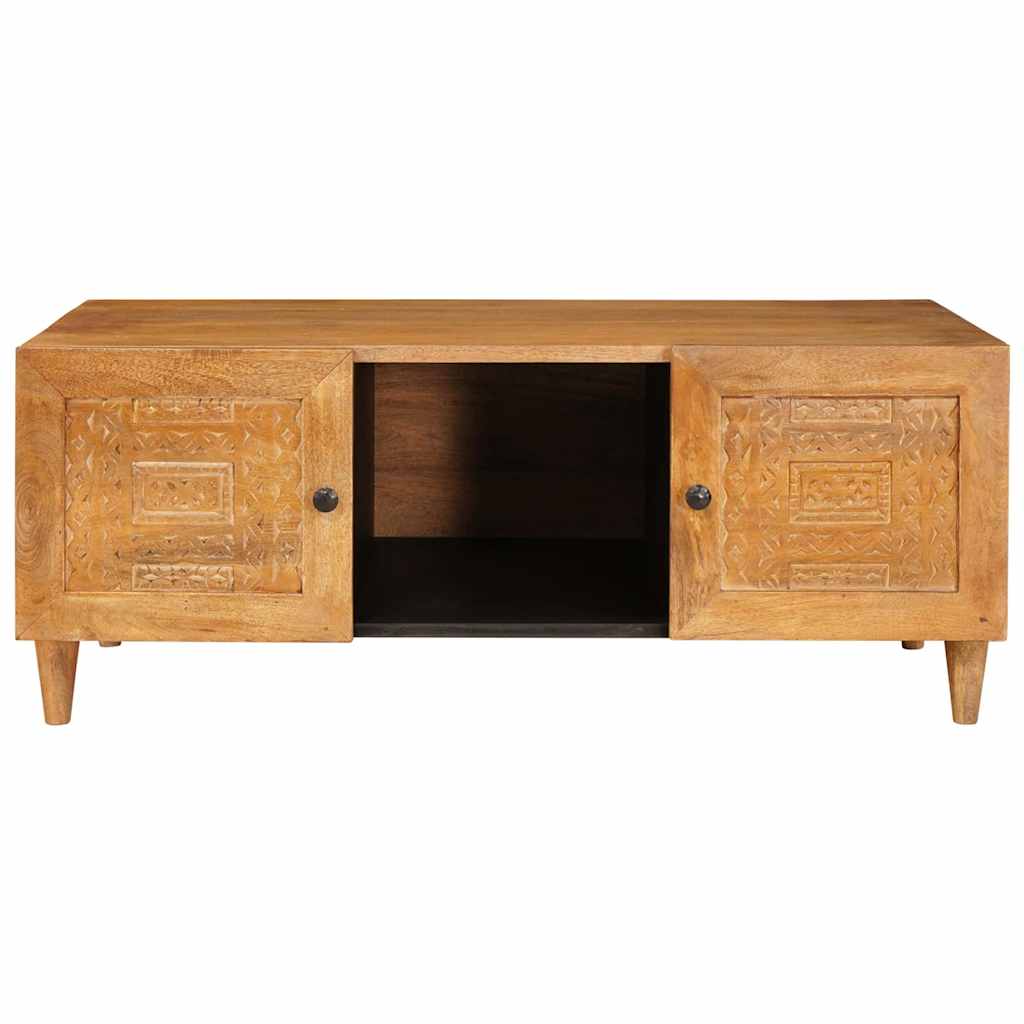 Masă de cafea Maro deschis 100 x 54 x 40 cm Lemn masiv de mango GartenMobel Dekor