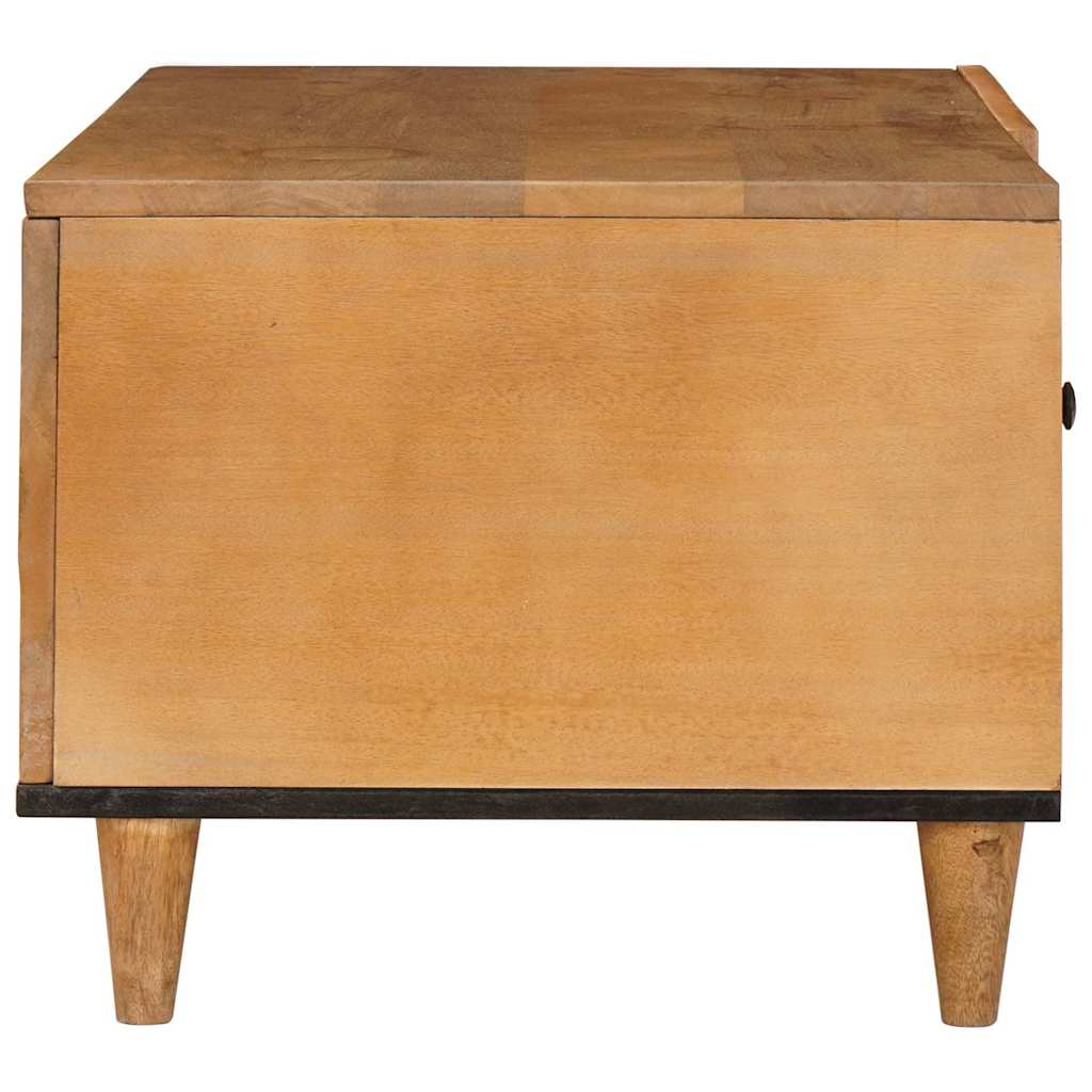 Masă de cafea Maro deschis 80 x 50 x 40 cm Lemn masiv de mango GartenMobel Dekor