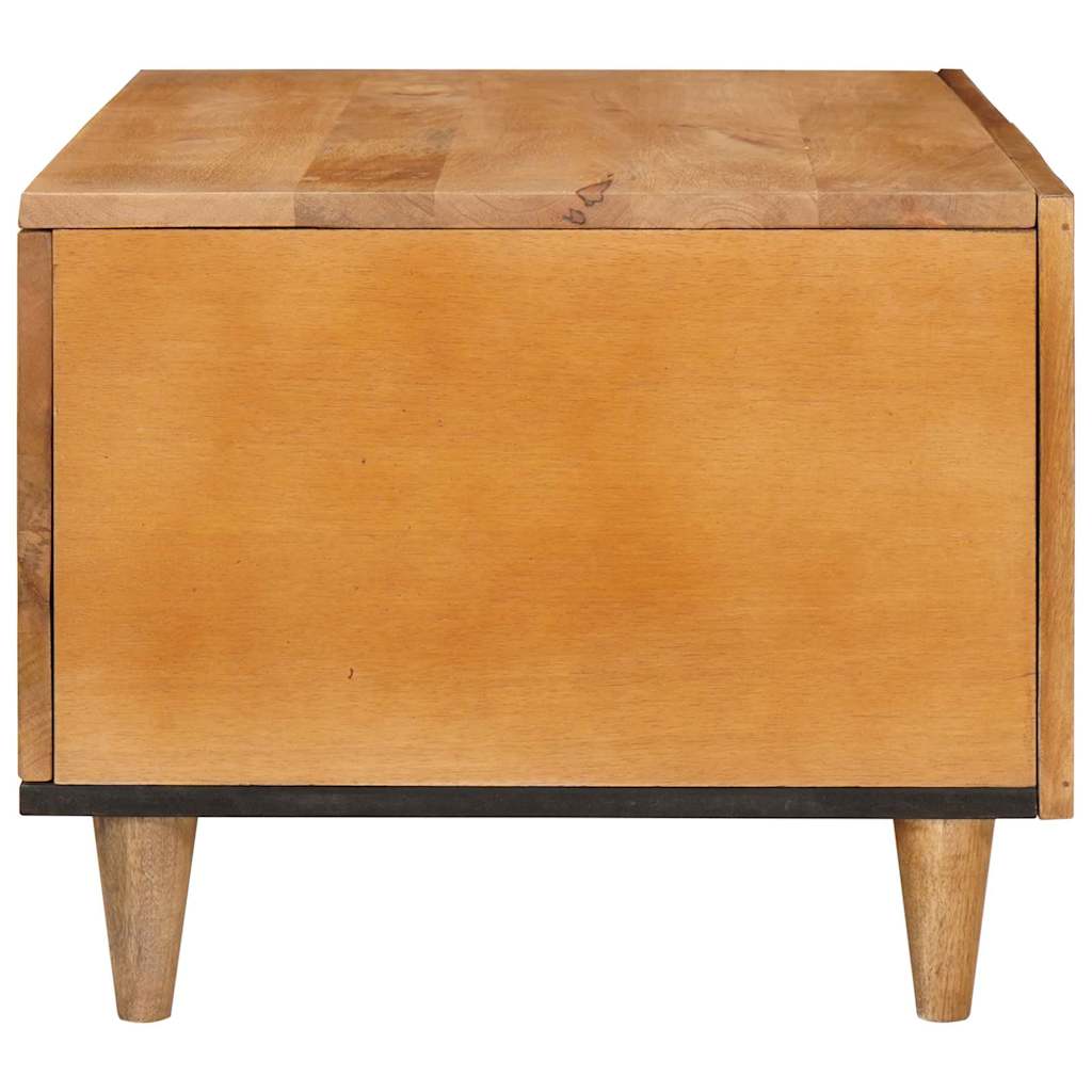 Masă de cafea Maro deschis 80 x 50 x 40 cm Lemn masiv de mango GartenMobel Dekor