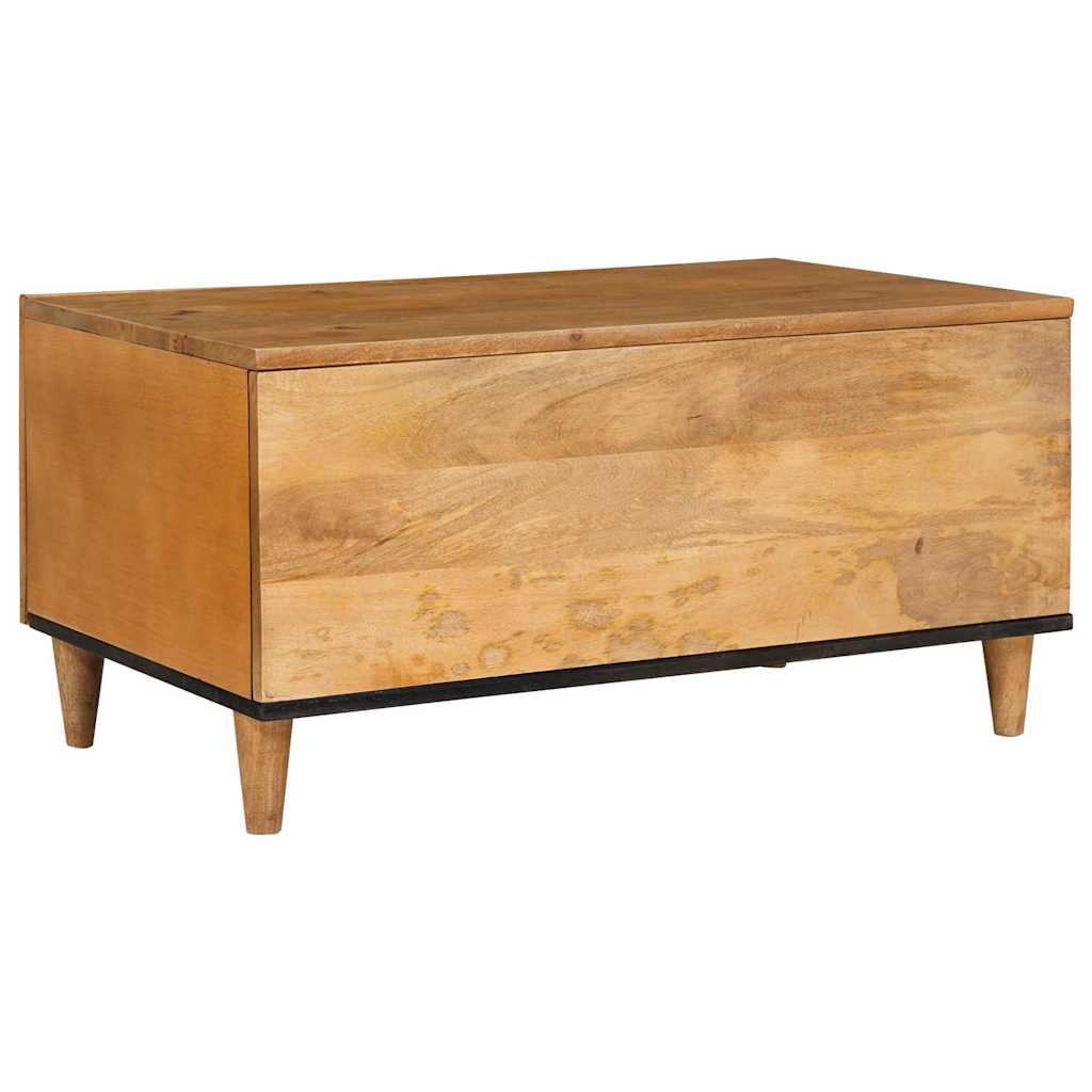 Masă de cafea Maro deschis 80 x 50 x 40 cm Lemn masiv de mango GartenMobel Dekor