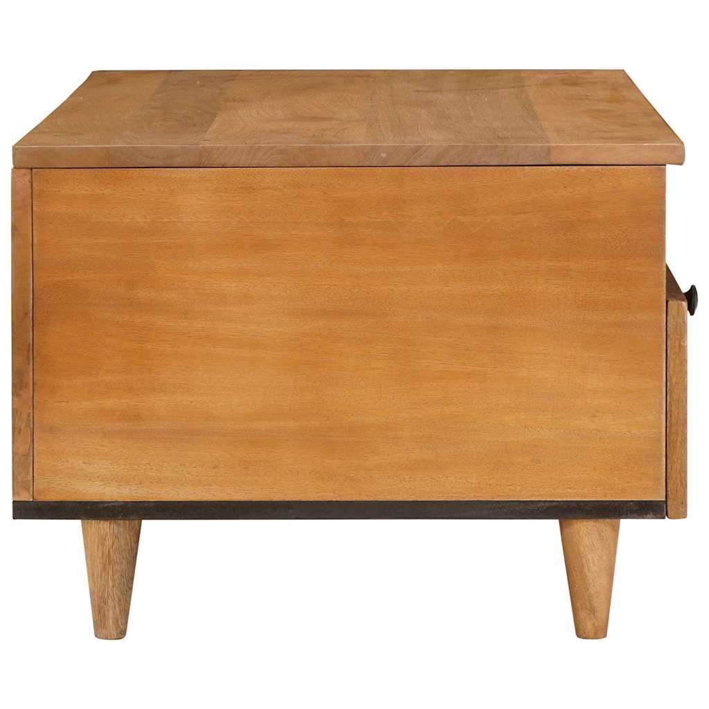 Masă de cafea Maro deschis 80 x 54 x 40 cm Lemn masiv de mango GartenMobel Dekor