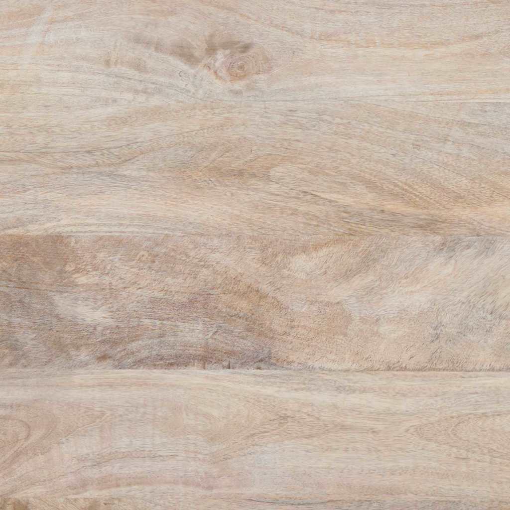 Noptieră cu sertar Bej 40 x 33 x 46 cm Lemn masiv de mango GartenMobel Dekor