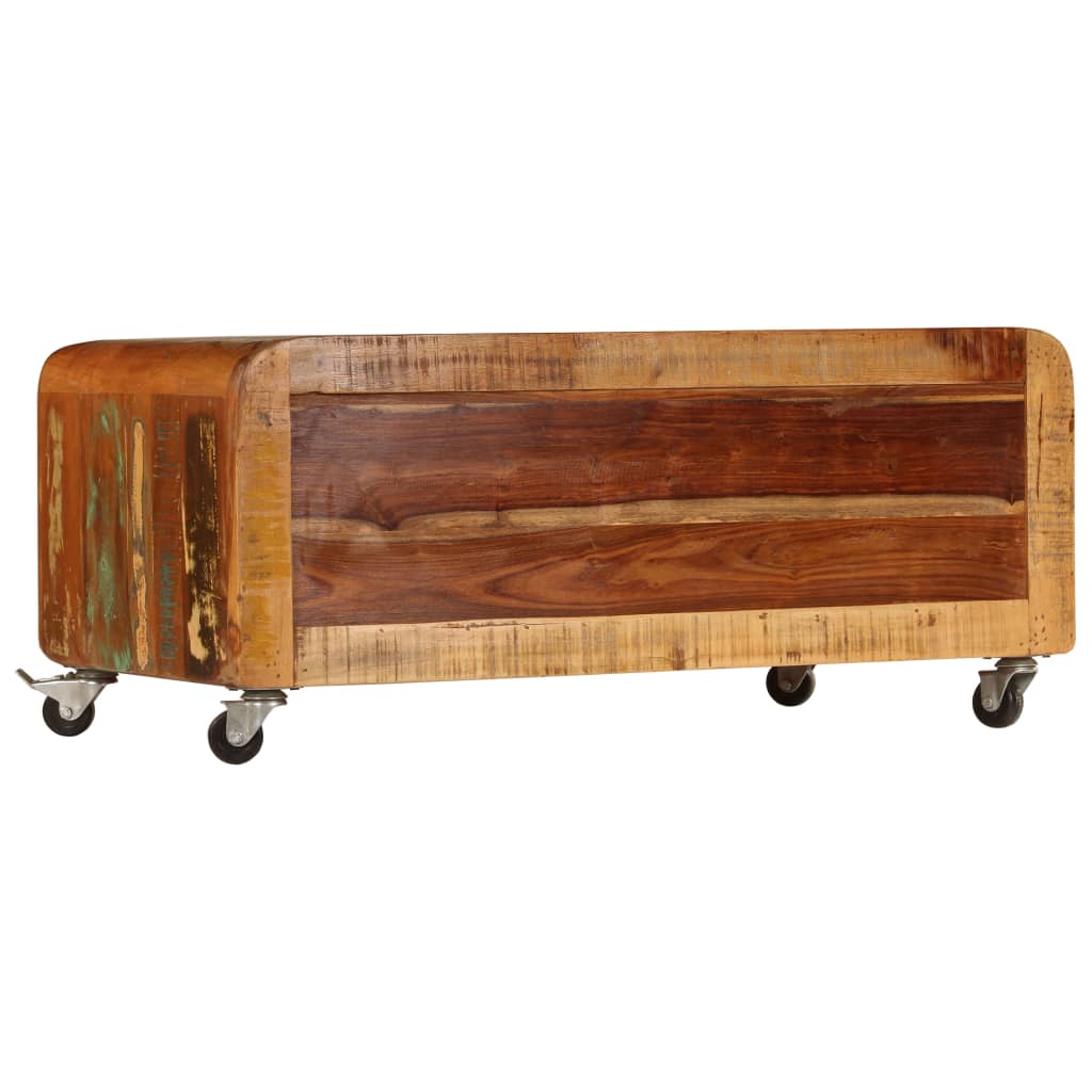 Măsuță de cafea, 85 x 55 x 40 cm, lemn masiv reciclat GartenMobel Dekor