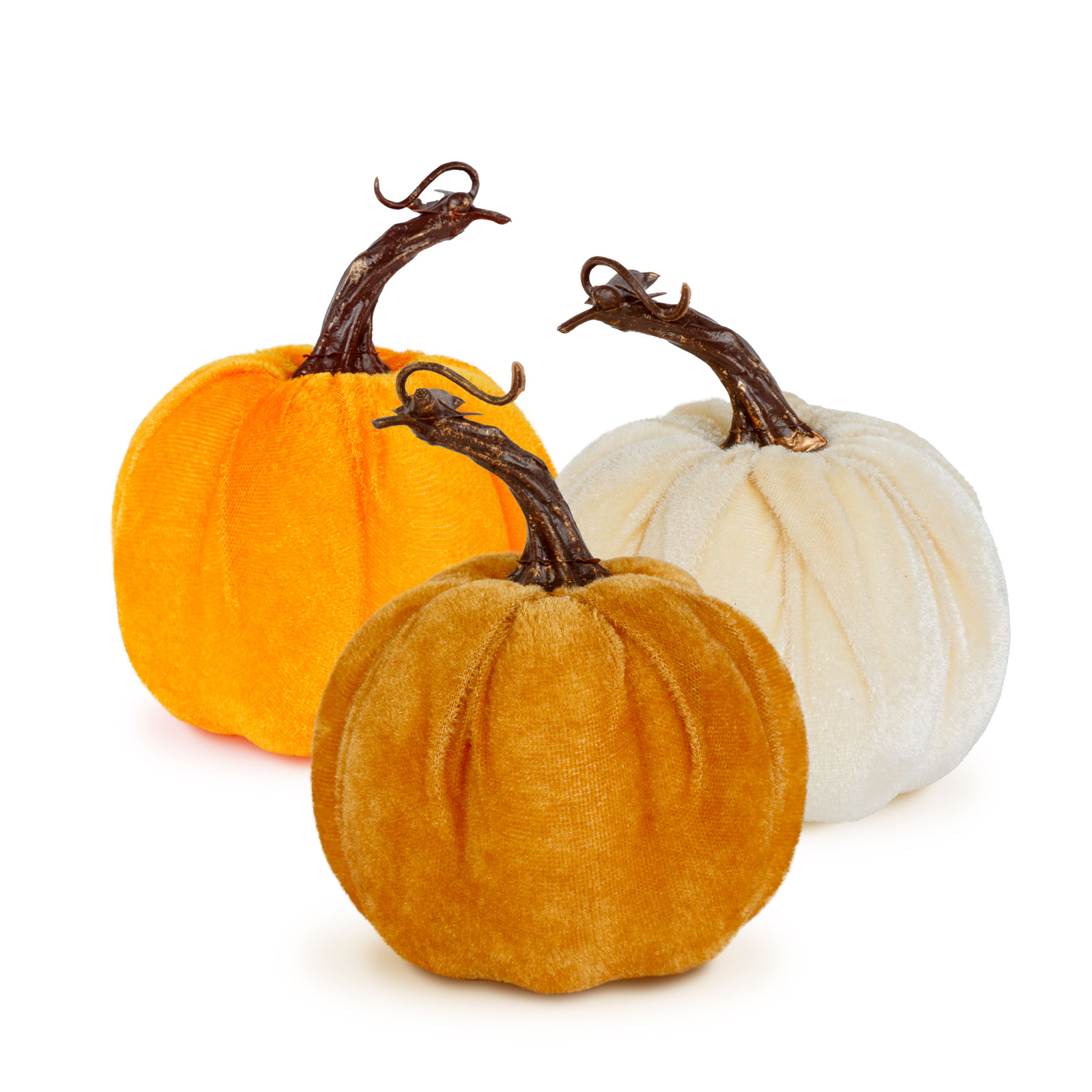 Dovleac decorativ cu finisaj sclipitor – 11 x 13 cm – 3 modele Best CarHome