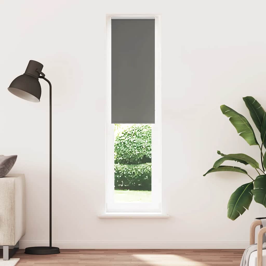 Jaluzea cu role opace gri 45x210 cm lățime material 40,7 cm GartenMobel Dekor