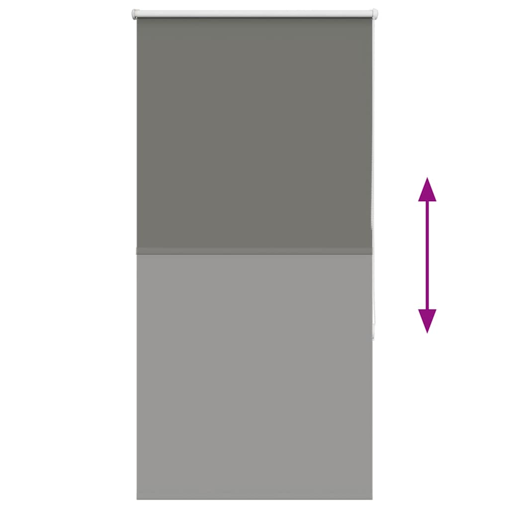 Jaluzea cu role opace gri 70x175 cm lățime material 65,7 cm GartenMobel Dekor