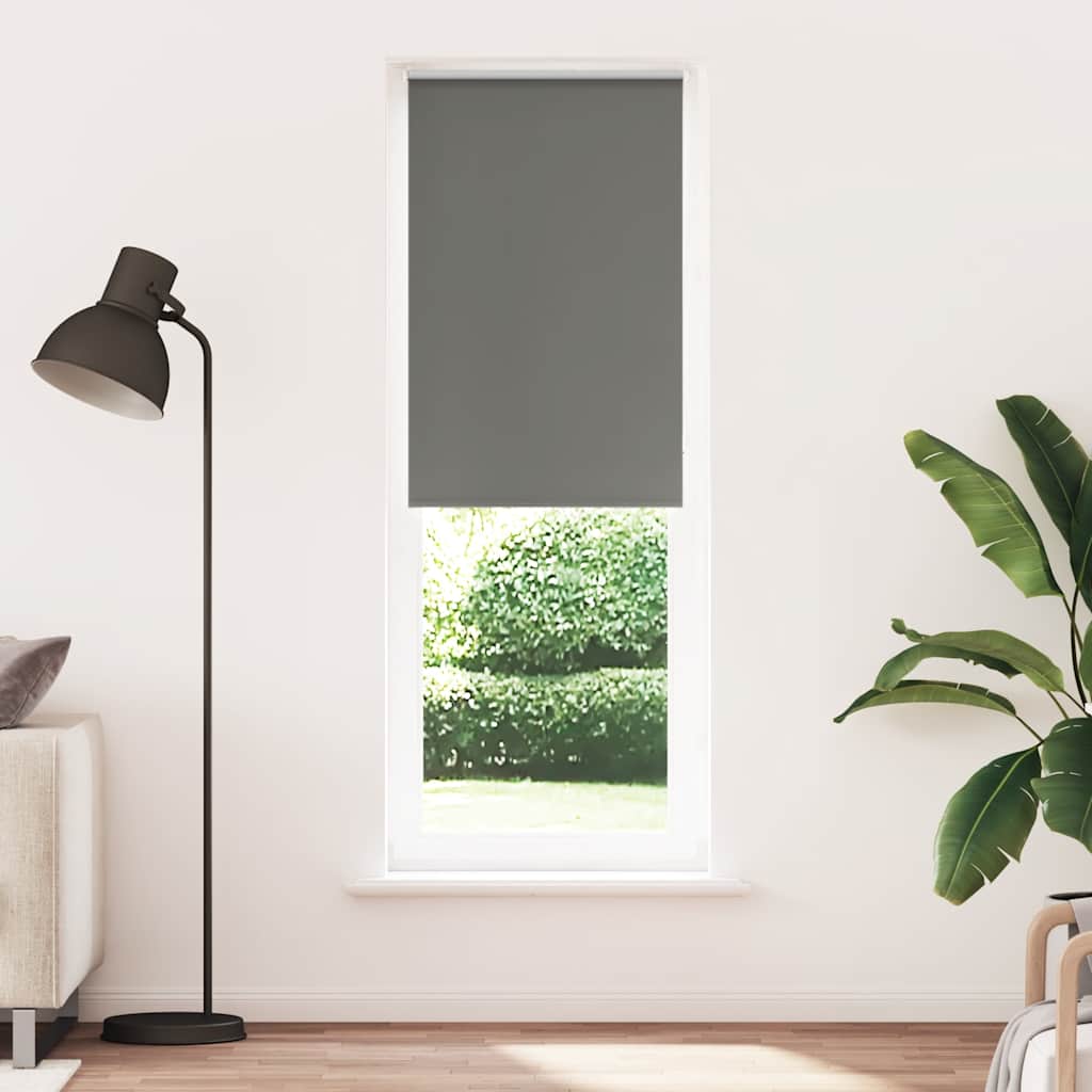 Jaluzea cu role opace gri 80x210 cm lățime material 75,7 cm GartenMobel Dekor