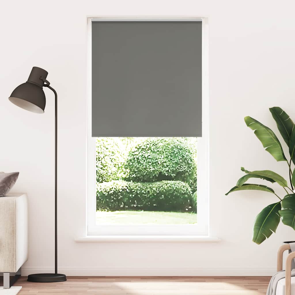 Jaluzea cu role opace gri 90x210 cm Lățime material 85,7 cm GartenMobel Dekor