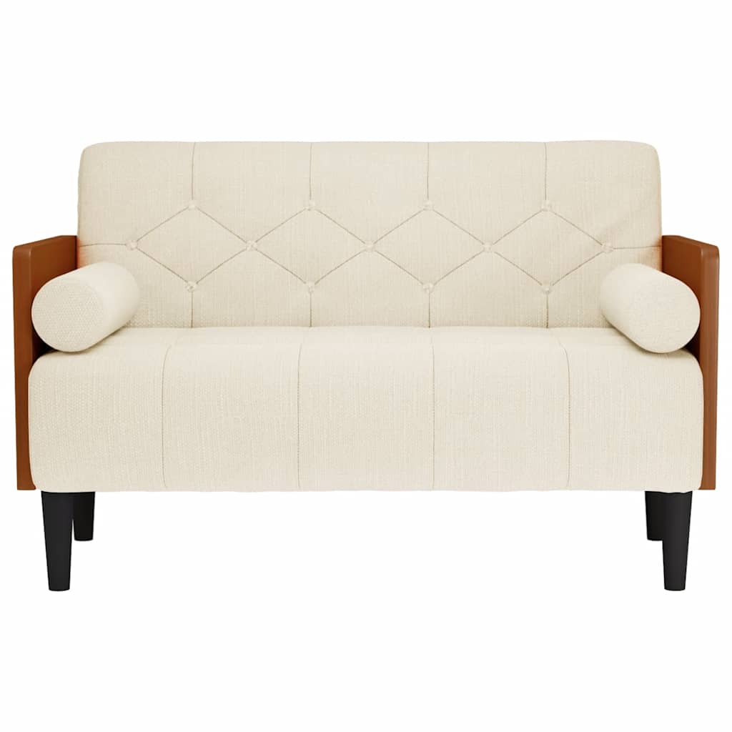 Canapea loveseat cu perne de suport 110 cm in GartenMobel Dekor