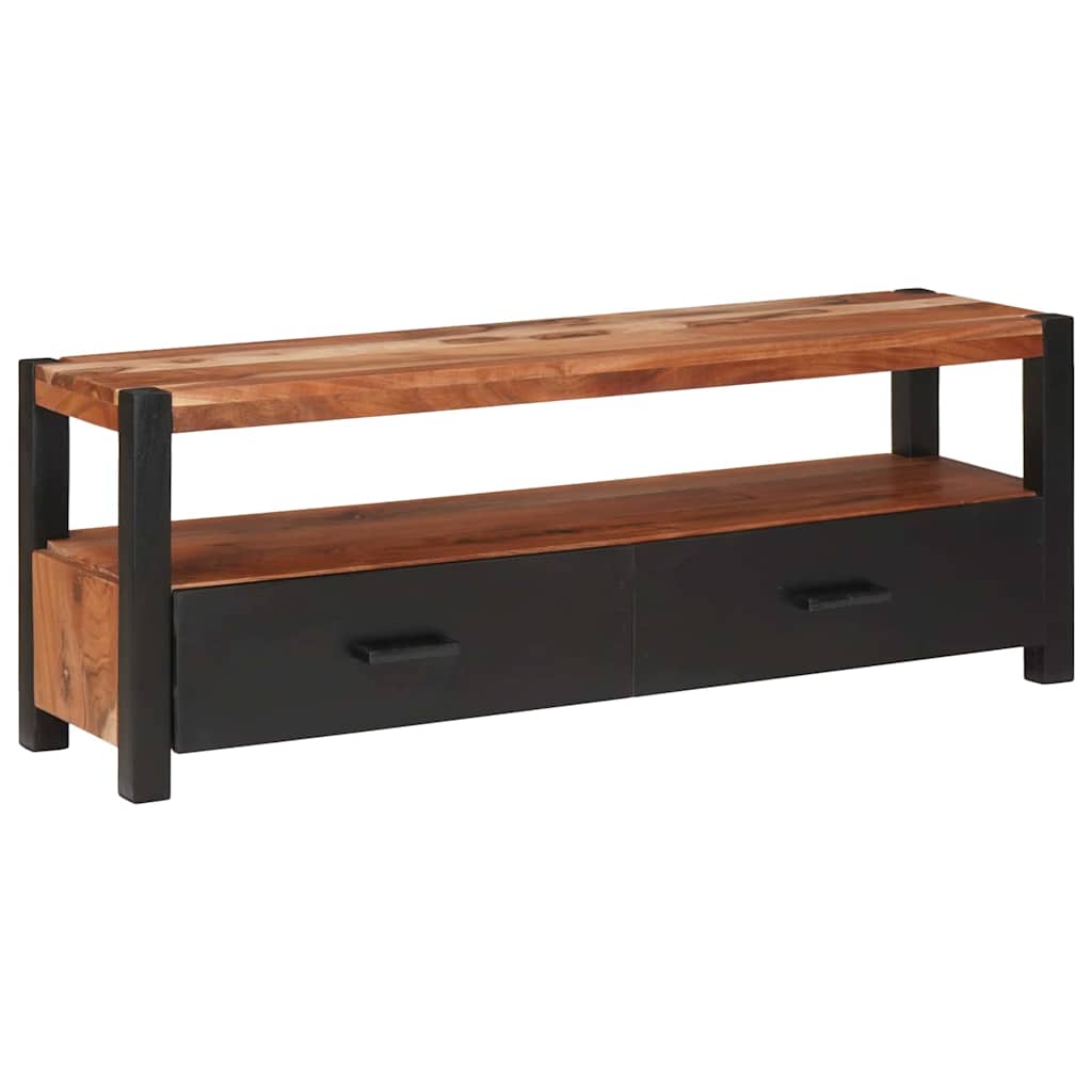 Dulap pentru stocare media cu sertar Maro lemn masiv de acacia GartenMobel Dekor