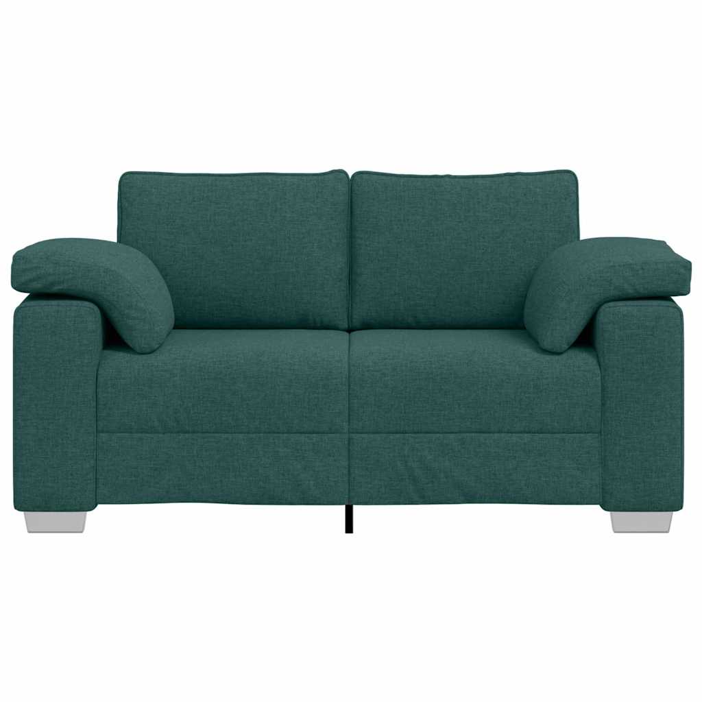 Canapea cu pernă Verde închis 160 x 77 x 82 cm țesătură GartenMobel Dekor