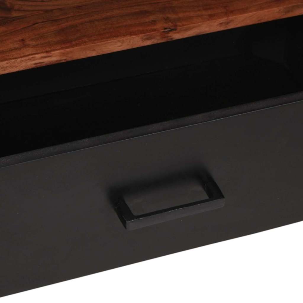 Dulap pentru stocare media cu sertar Maro lemn masiv de acacia GartenMobel Dekor