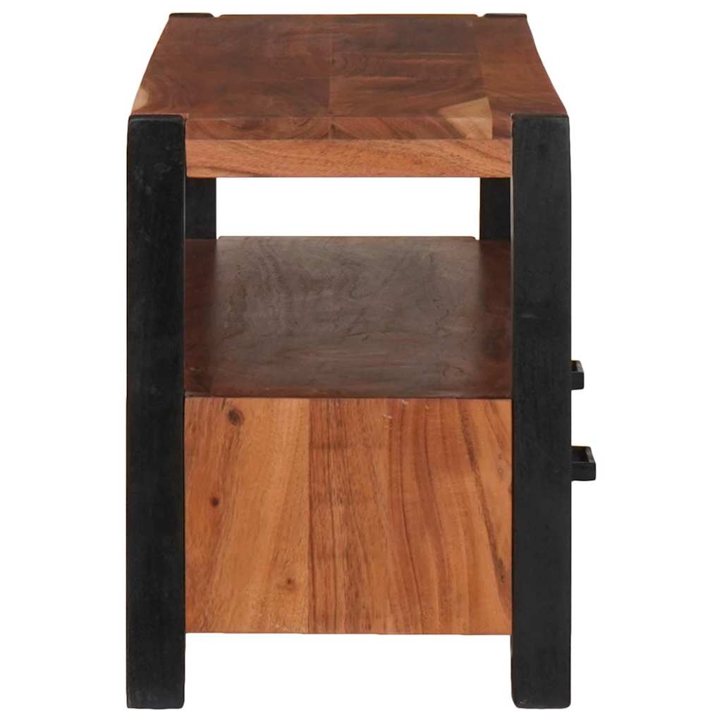 Dulap pentru stocare media cu sertar Maro lemn masiv de acacia GartenMobel Dekor