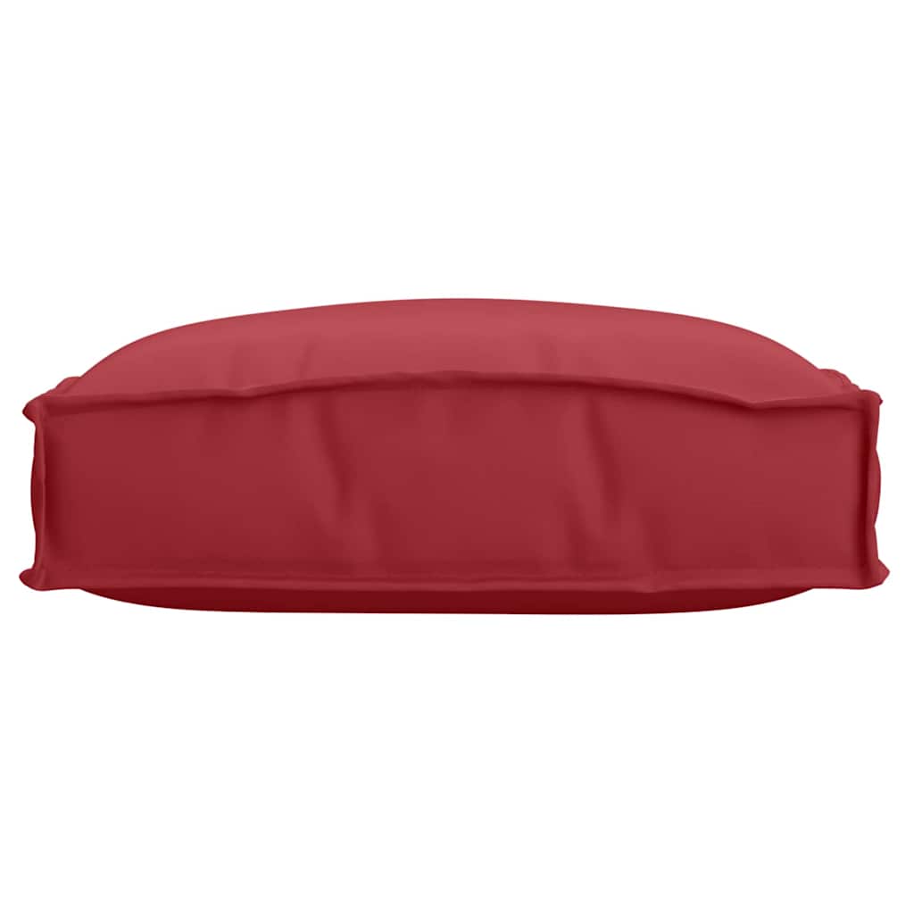 Pernă pentru șezut din paleți 2 pcs Roșu Vin 40 x 40 x 8 cm GartenMobel Dekor