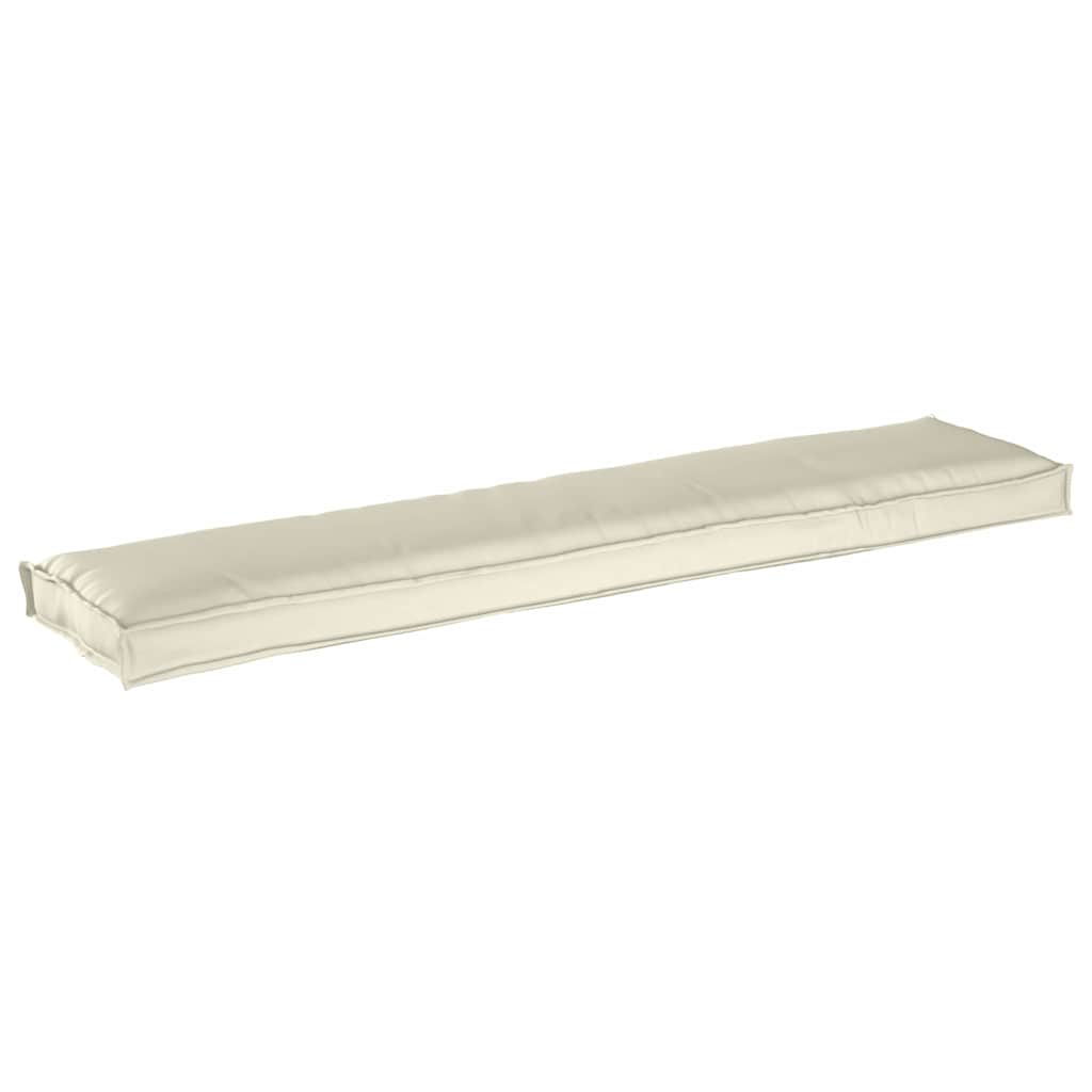 Perna pentru palet Crem 180 x 40 x 8 cm Tafeta Oxford GartenMobel Dekor