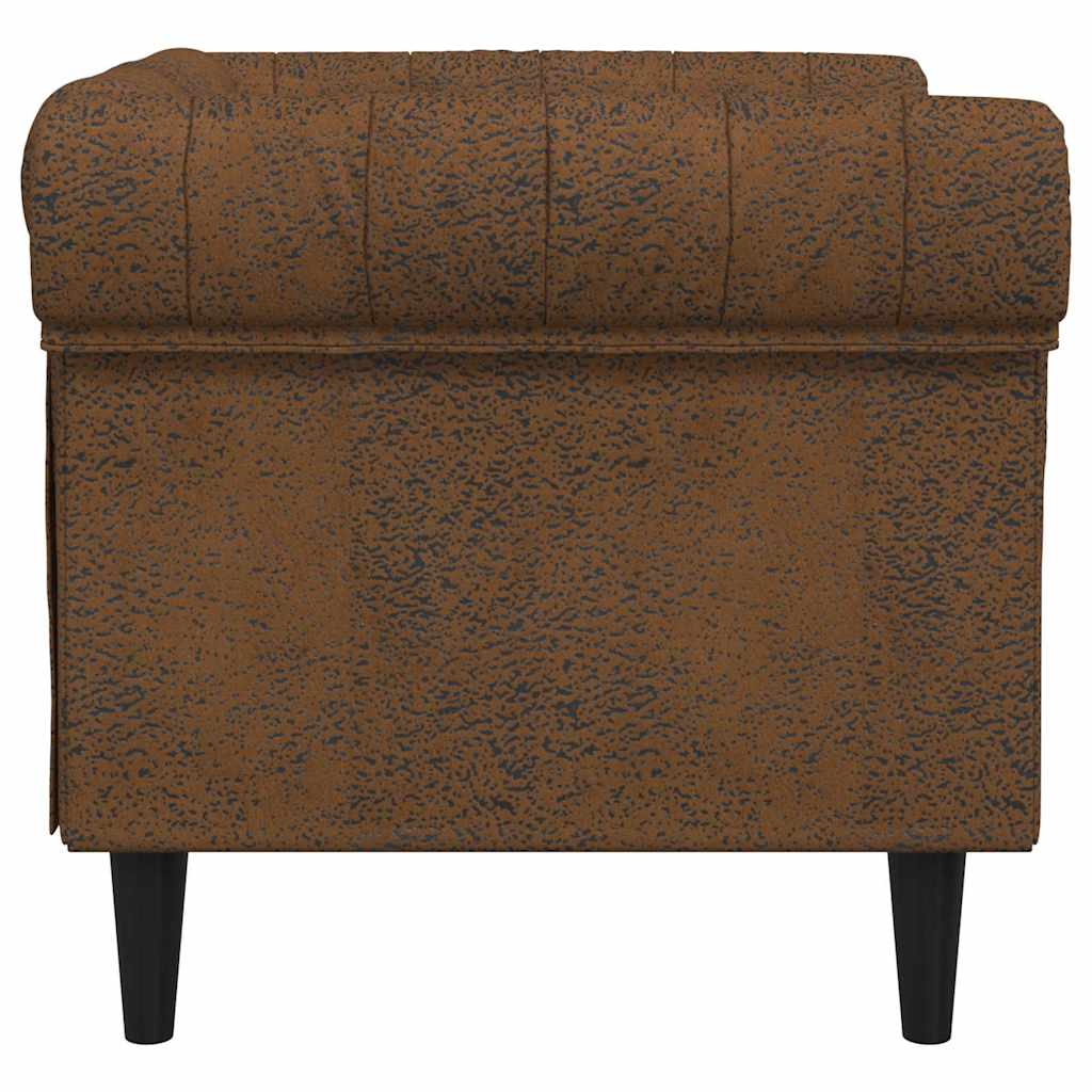 Scaun canapea Chesterfield Argyle Maro 78.5 x 74.5 x 74.5 cm GartenMobel Dekor