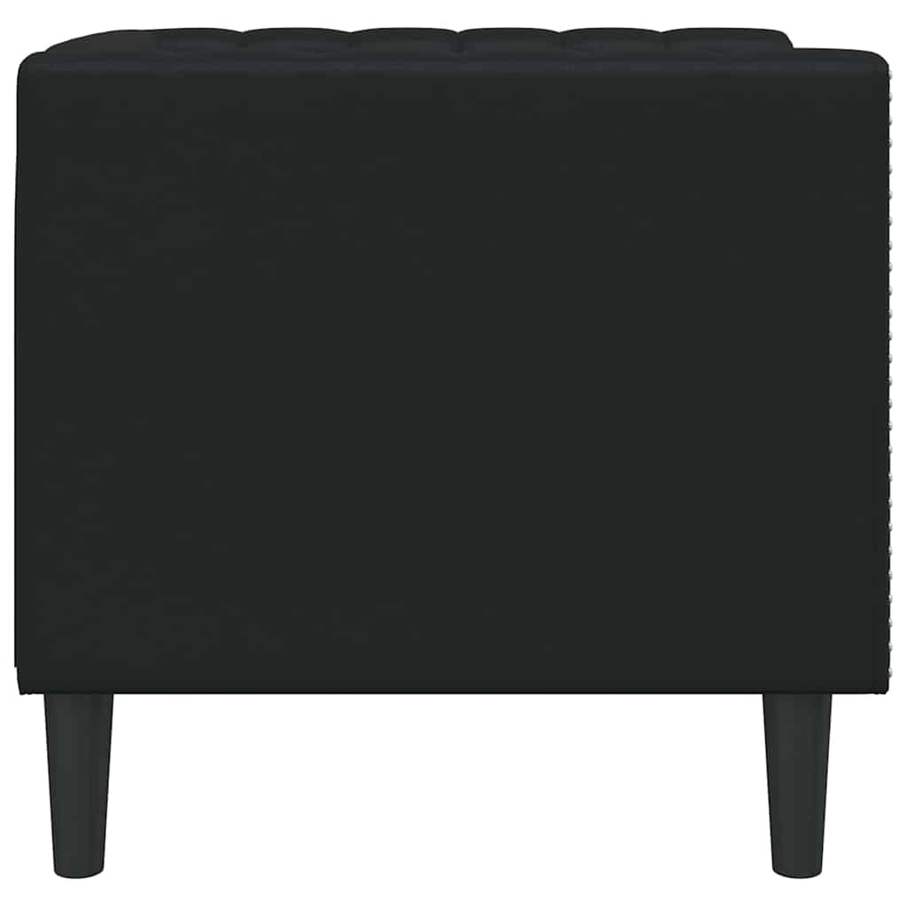 Scaun canapea Chesterfield Argyle Negru 71 x 74.5 x 70.5 cm GartenMobel Dekor