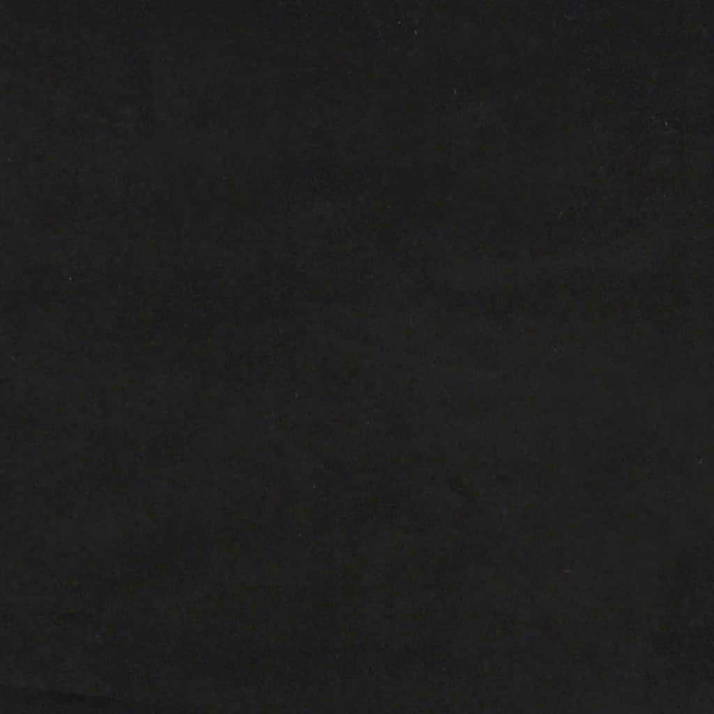 Scaun canapea Chesterfield Negru 71 x 74.5 x 70.5 cm Catifea GartenMobel Dekor