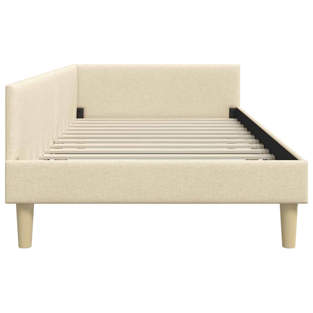 Cadru de pat colțar Altele cu headboard Manual Crem 90 x 200 cm GartenMobel Dekor