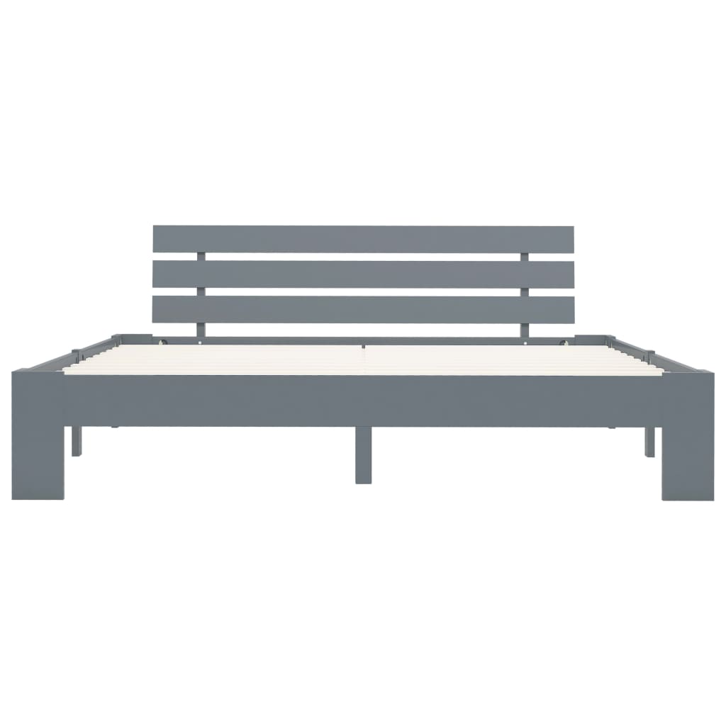 Cadru de pat, gri, 180 x 200 cm, lemn masiv de pin GartenMobel Dekor