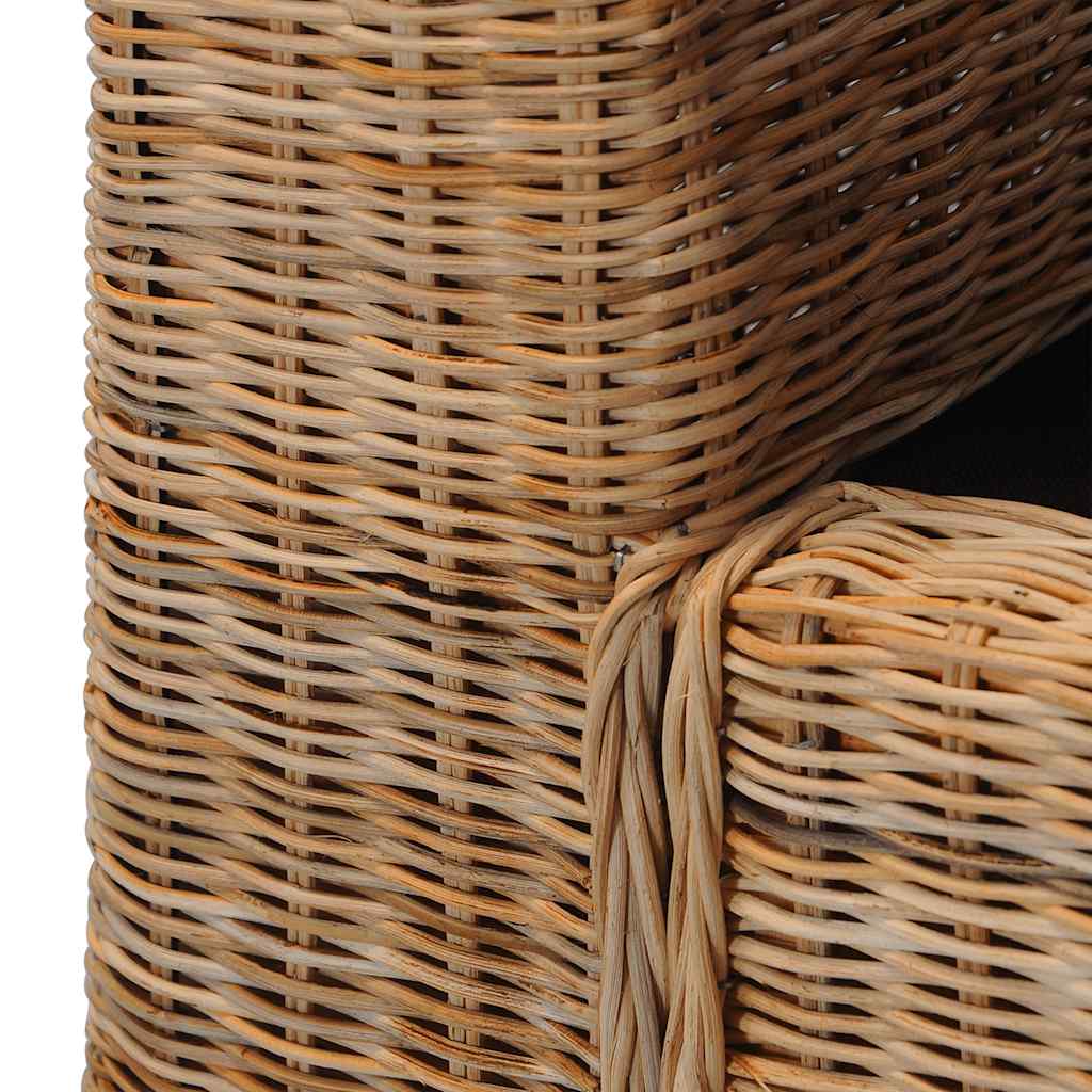 Canapea de 3 locuri cu perne, natural, ratan GartenMobel Dekor