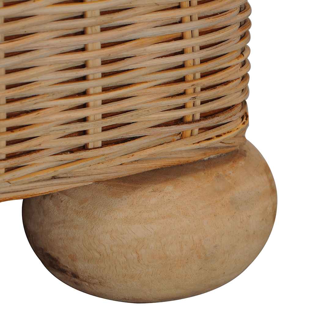 Canapea de 3 locuri cu perne, natural, ratan GartenMobel Dekor