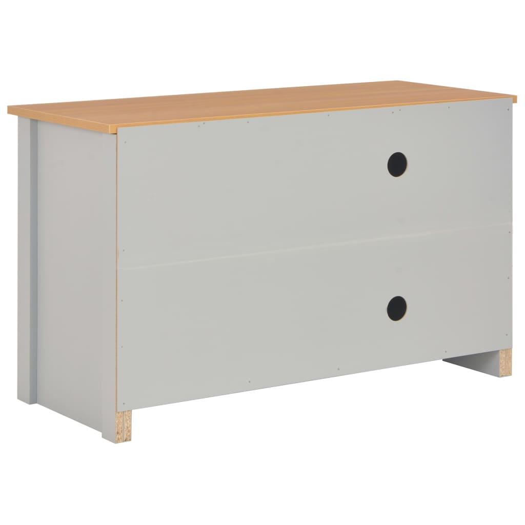 Comodă TV, gri, 95 x 39 x 58 cm GartenMobel Dekor