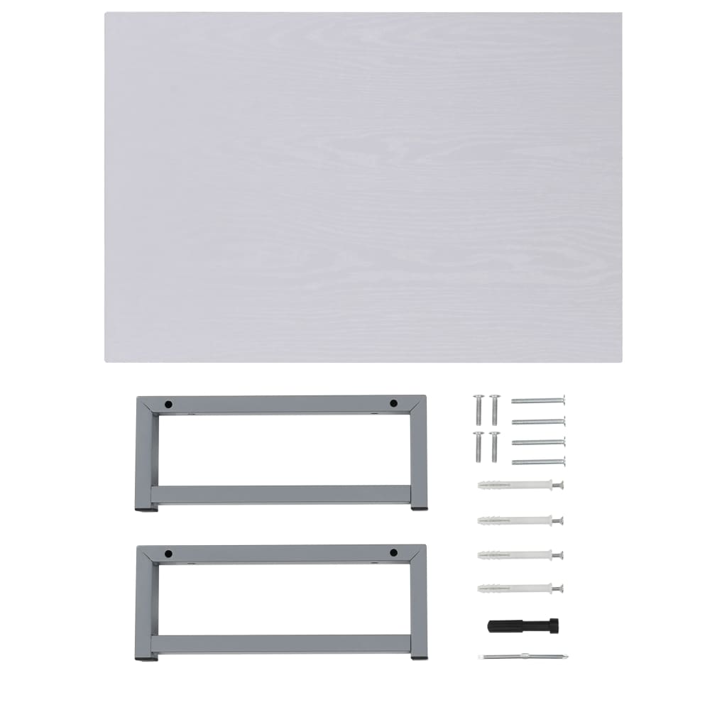 Mobilier de baie, alb, 60 x 40 x 16,3 cm GartenMobel Dekor