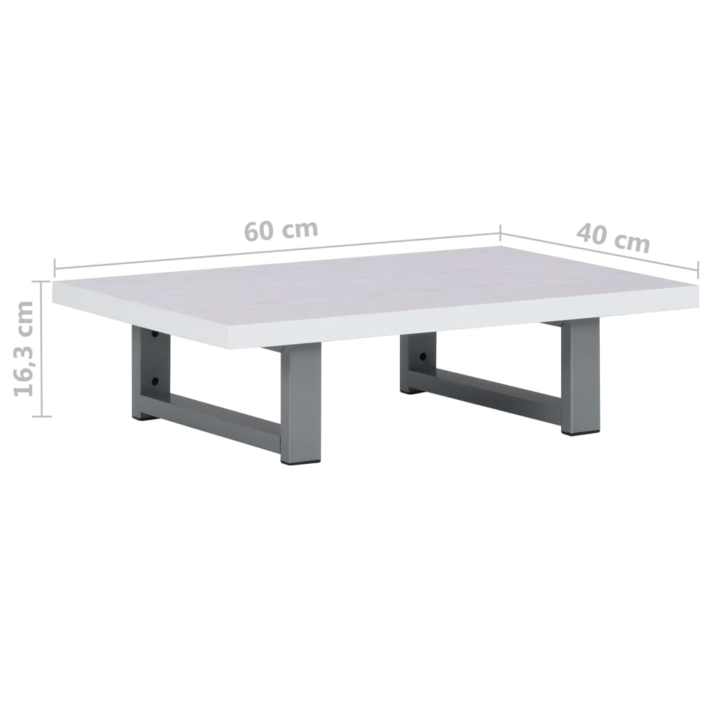 Mobilier de baie, alb, 60 x 40 x 16,3 cm GartenMobel Dekor