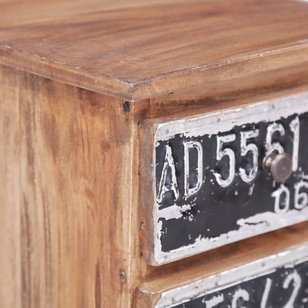 Noptieră, 30x30x51 cm, lemn masiv de mahon GartenMobel Dekor