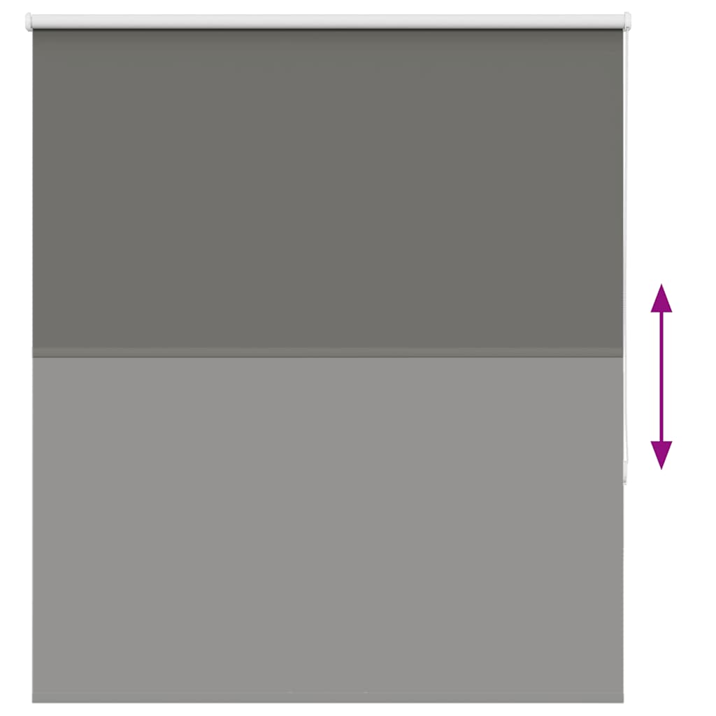 Jaluzea cu role opace gri 130x175 cm lățime material 126,6 cm GartenMobel Dekor