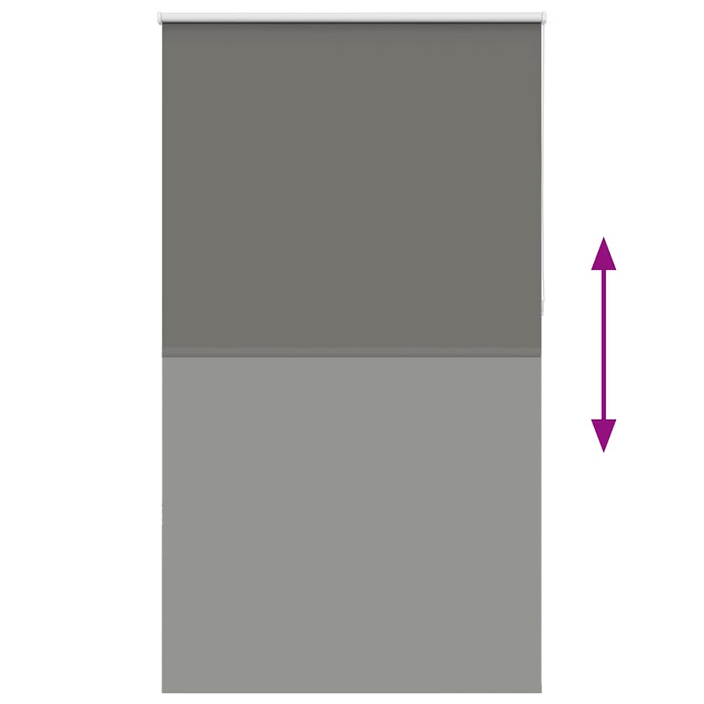 Jaluzea cu role opace gri 130x210 cm lățime material 126,6 cm GartenMobel Dekor