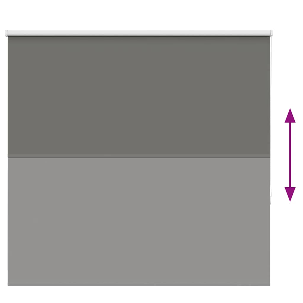 Jaluzea cu role opace gri 150x150 cm Lățime țesătură 146,6 cm GartenMobel Dekor