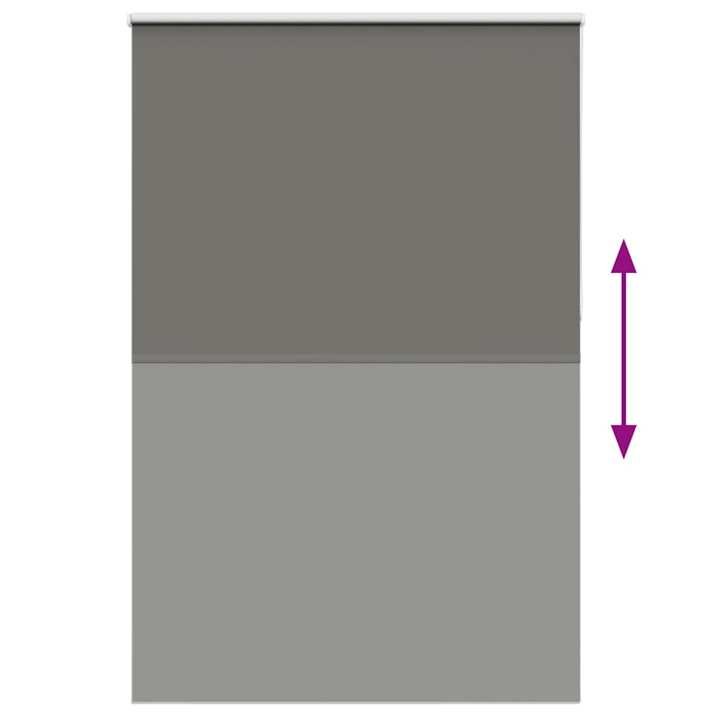 Jaluzea cu role opace gri 150x210 cm Lățime țesătură 146,6 cm GartenMobel Dekor