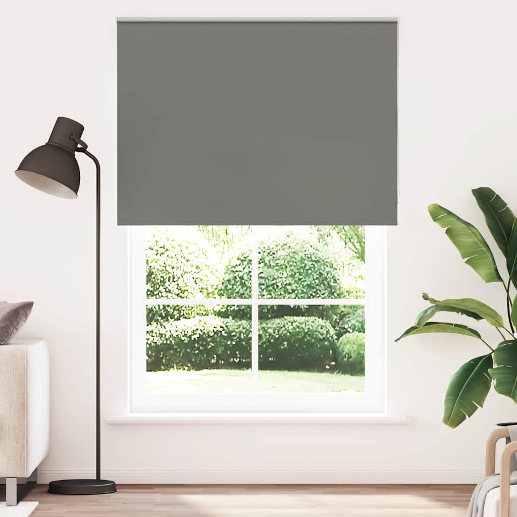 Jaluzea cu role opace gri 150x230 cm Lățime material 146,6 cm GartenMobel Dekor