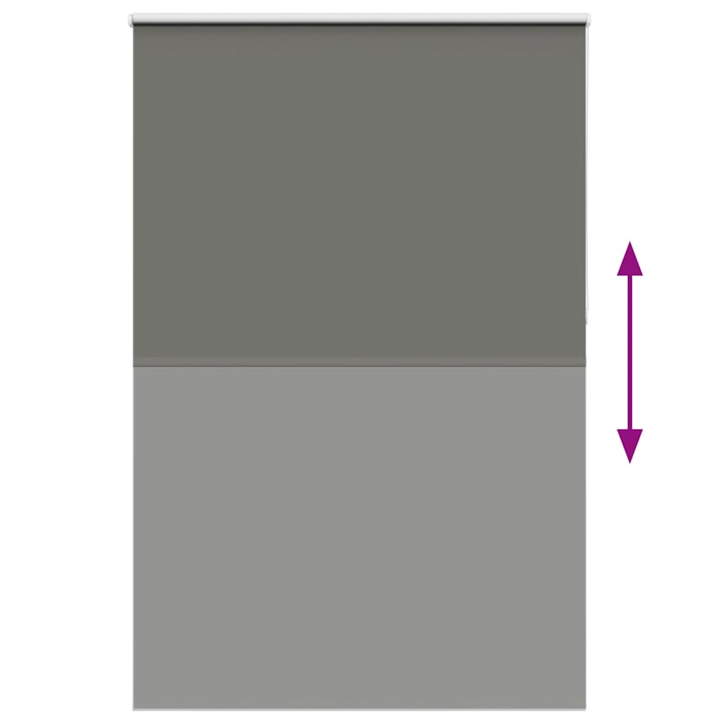 Jaluzea cu role opace gri 150x230 cm Lățime material 146,6 cm GartenMobel Dekor