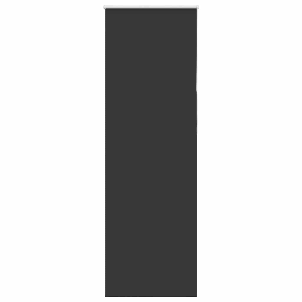 Jaluzea cu role opace negru 65x230 cm lățime material 60,7 cm GartenMobel Dekor
