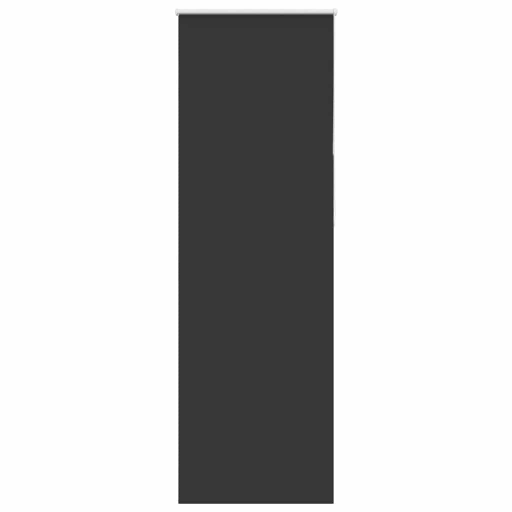 Jaluzea cu role opace negru 80x210 cm lățime material 75,7 cm GartenMobel Dekor