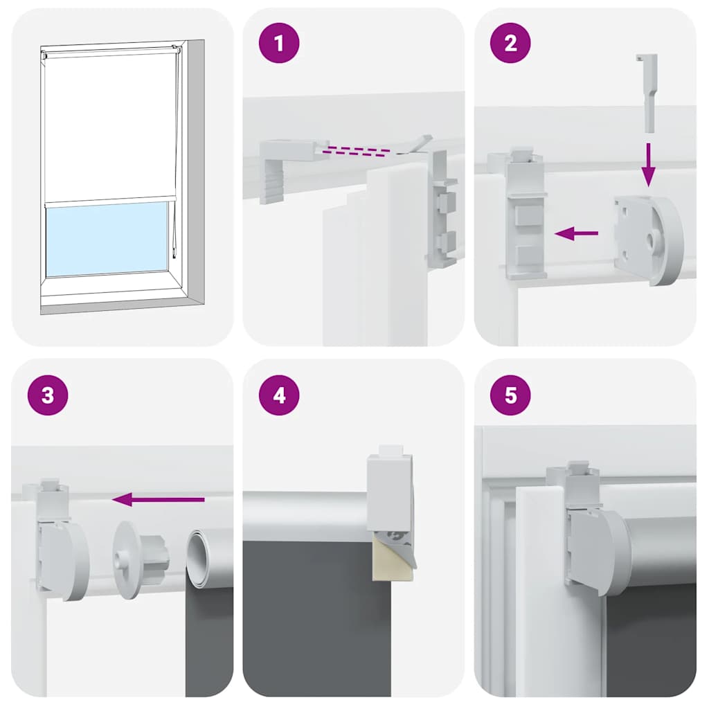 Jaluzea cu role opace Ivoar 160x210 cm lățime material 156,6 cm GartenMobel Dekor