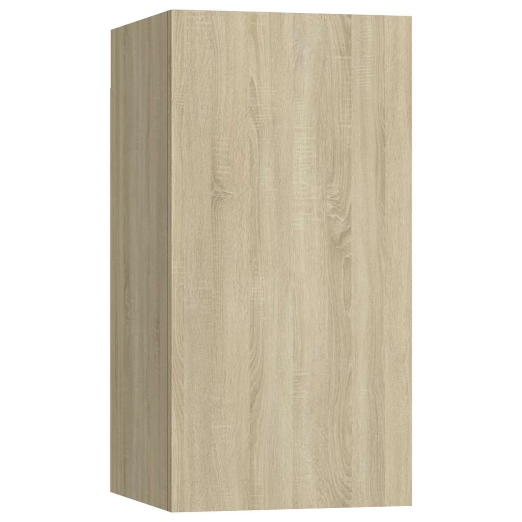 Comode TV, 2 buc., stejar Sonoma, 30,5x30x60 cm, lemn prelucrat GartenMobel Dekor