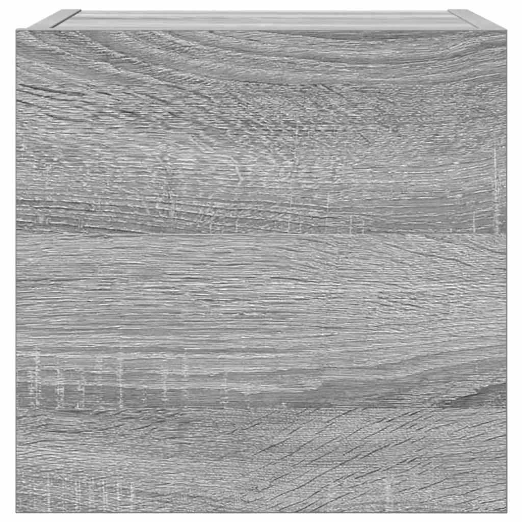 Dulap TV montaj pe perete, 2 buc., sonoma gri, 30,5x30x30 cm GartenMobel Dekor
